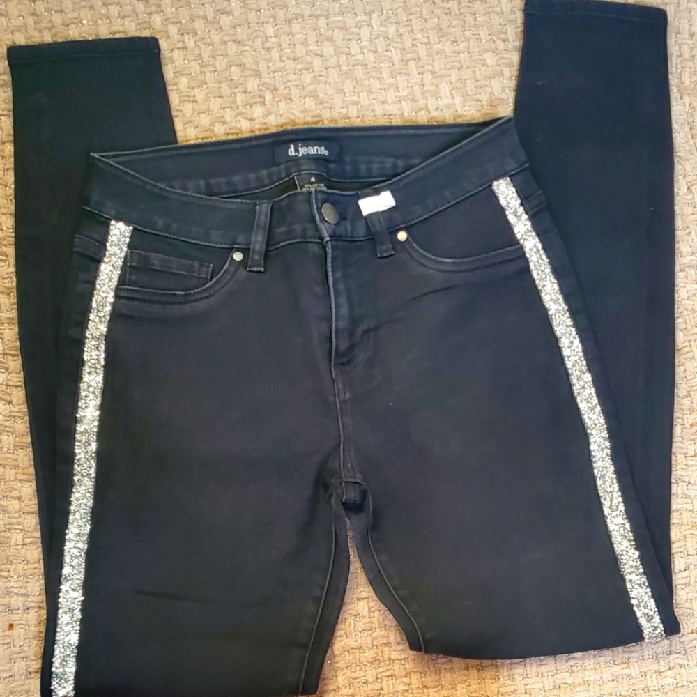 Black Sparkly Jeans